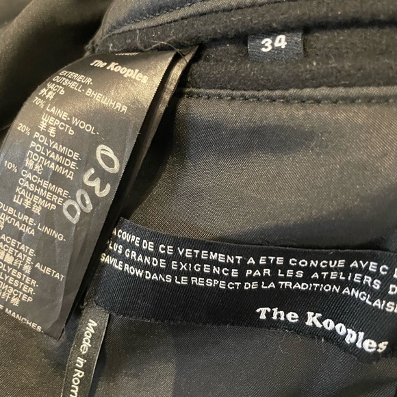 The Kooples Women’s coat - classy & elegant wool, cachemire and leather - Picture 3 of 3